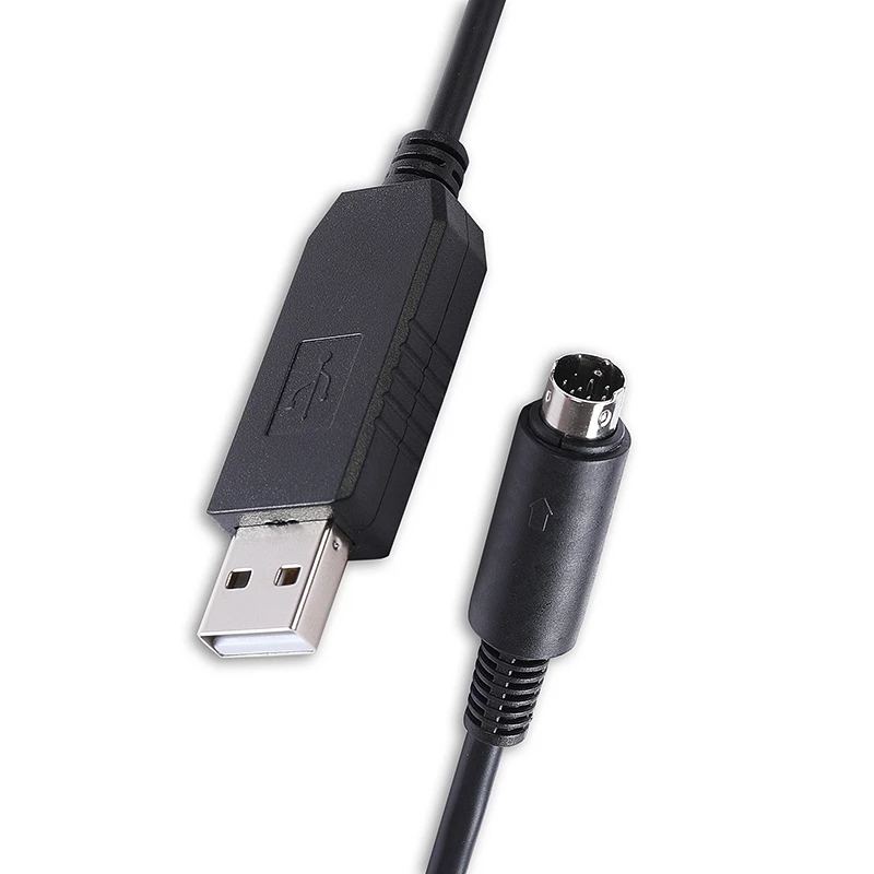 FTDI  USB RS232 Serial to 6-pin Mini Din Communication Cable for LS XGB XBM XBC PLC to PC Control Do